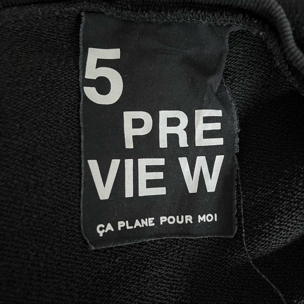5 PREVIEW sz M Open Front Sweatshirt Black French Bulldog Salvatore Long sleeve - Picture 6 of 9